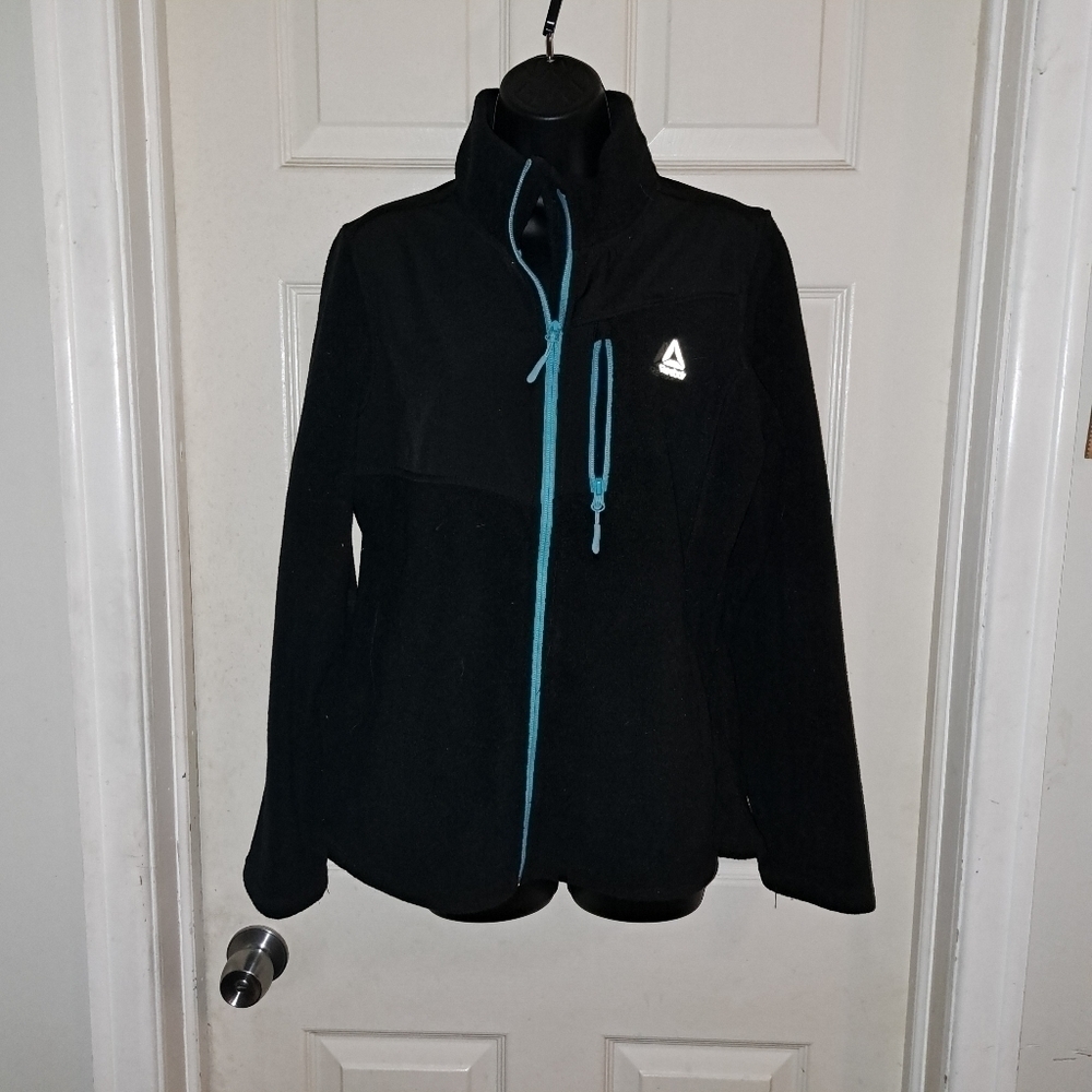 Reebok Fleece Zip Up size large